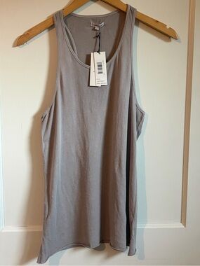 Grey Women's Tank Top by Unsubscribed, made in USA - Small